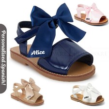 Girls bow sandals spanish - girls,
