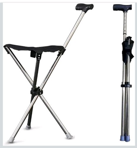Triangular walking stick with - triangular,