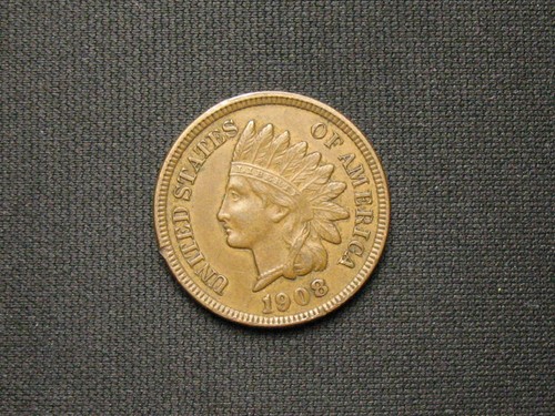 Old copper coin 1908 - old, coin!