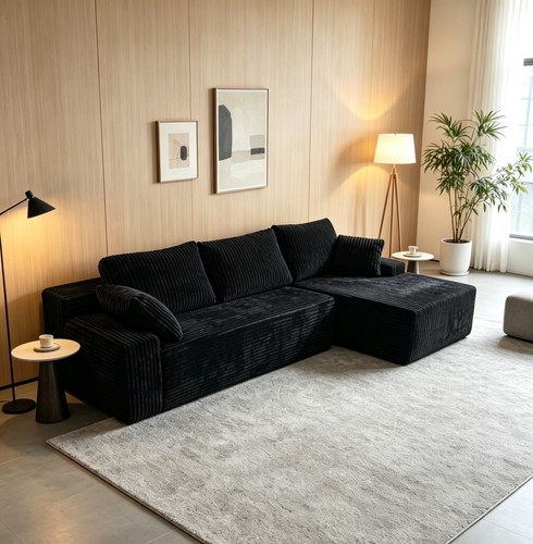 Shape corner sofa - 96", l-shape