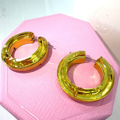 Swarovski lucent hoop earrings - swarovski,