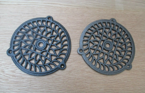 Round circle cast iron - circle, old
