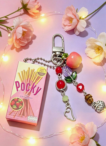 Cute snack box keychain - snack,