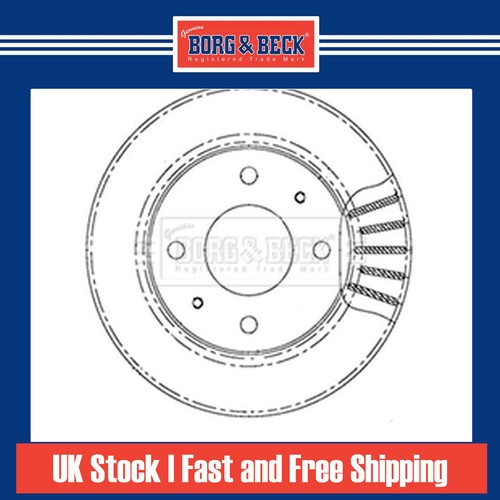 Brake discs vented - 2x,