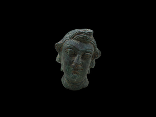 Ancient bronze statue - bronze,