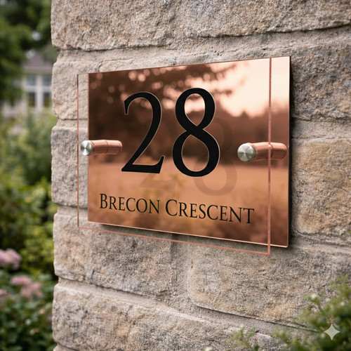 House number plaques signs - house,