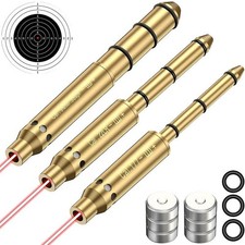 Red Laser Bore Sight End Barrel Boresighter .177/.223Rem /.22LR /.38SPL/.17