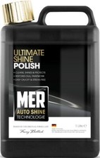 MER New Ultimate Shine Car Polish Auto Technology Professional Wax 1 Litre