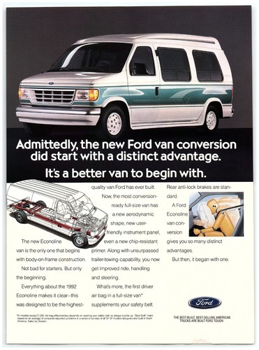 1991 ford vintage print - 1991,