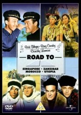 Road To Singapore/Zanzibar/Morocco/Utopia DVD Bing Crosby 2003 Free UK P&P