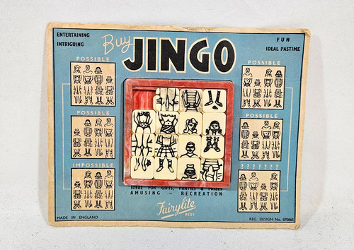 Vintage fairylite jingo puzzle - jingo,