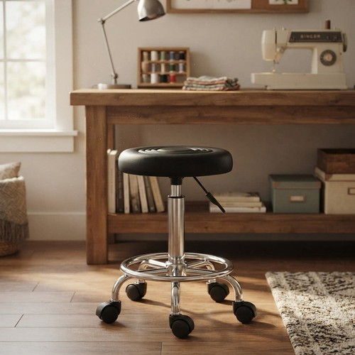 Luxury adjustable salon stool - adjustable,
