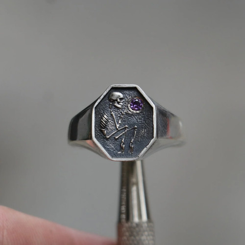 Memento mori amethyst men - memento,