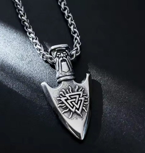 Men necklace spear arrow - men's, spear/arrow