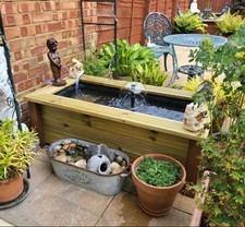 Rectangular Pond Raised Water