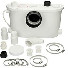 Affine Max Macerator Pump Domestic Sanitary Waste 400W White 4 Inlets Quiet IP54