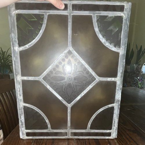 Leaded beveled stained glass - leaded,