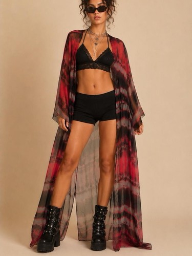 Unif sheer tie dye - tie,