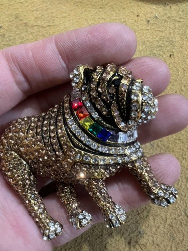 English bulldog brooch - english, lgbt