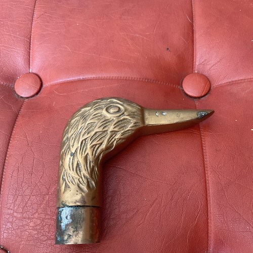 Brass duck head with - duck,