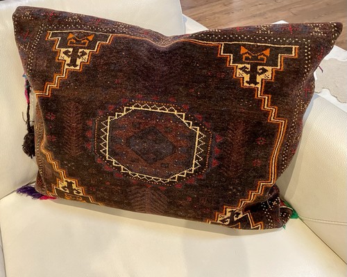 Vintage large kilim pillow - vintage,