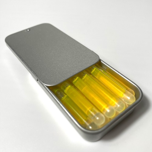 Mini glow sticks tin - 15,