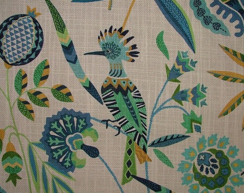 Hoopoe bird neptune linen - bird,