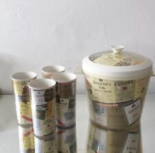  Ice Bucket & Glasses Cocktail