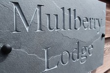 Natural slate deep engraved - deep,