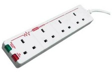 4 Way 2m Extension Lead Cable