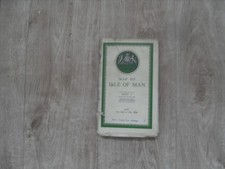 1940's  OS map - The Isle of Man (second war revision) on cloth