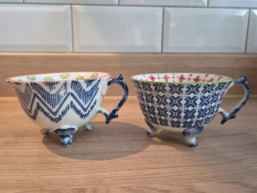 Joyye footed mugs blue - 3,