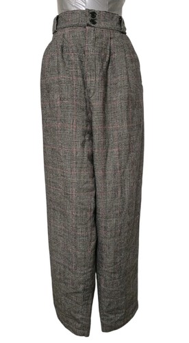 Womens 100 wool pleated pants - 100%,