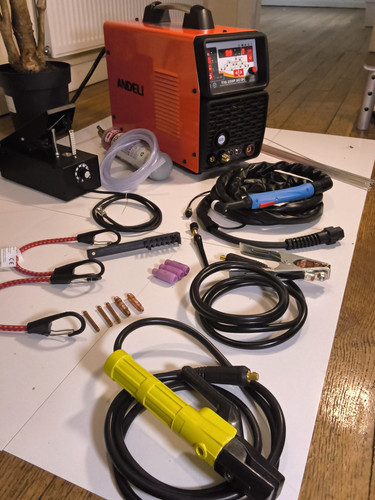 Andeli tig 250p inverter - ac/dc,