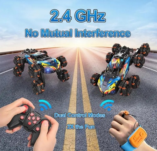 8wd remote control stunt car - remote,