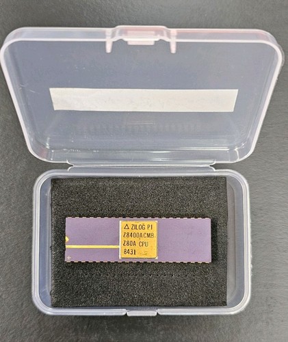 Rare vintage zilog z8400acmb - vintage,