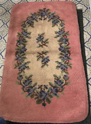 Wool rug vintage latch - wool,