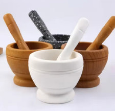 Resin mortar and - pestle, set