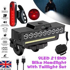 Powerful Rechargeable LED Bike Light USB MTB Waterproof Cycle Front Headlight UK