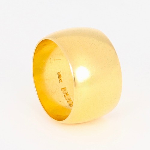 Vintage wide solid 22ct - vintage,