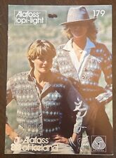 WOMENS FAIR ISLE LOPI ICELANDIC WOOL CARDIGAN WAISTCOAT KNITTING PATTERN 179