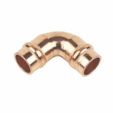 8mm Elbow Solder Ring Copper Pipe Fitting Bend Yorkshire Type Gas Water