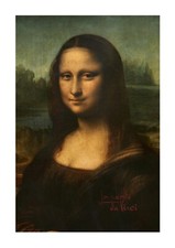 Mona Lisa A4 reproduction painting picture poster Choice of frame