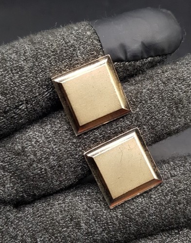 Vintage gold plated cufflinks - plated,