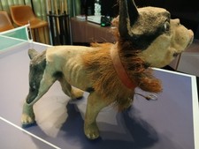 Antique Paper Mache  Bull Dog