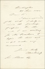 CALEB CUSHING - AUTOGRAPH