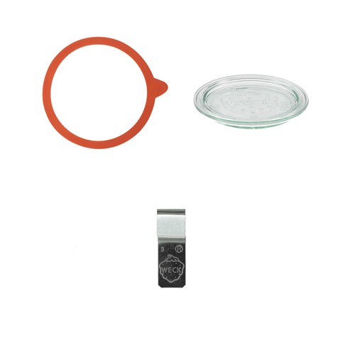 Weck lids seals clips - lids,,