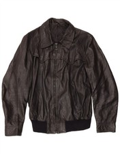VINTAGE Mens Leather Jacket UK