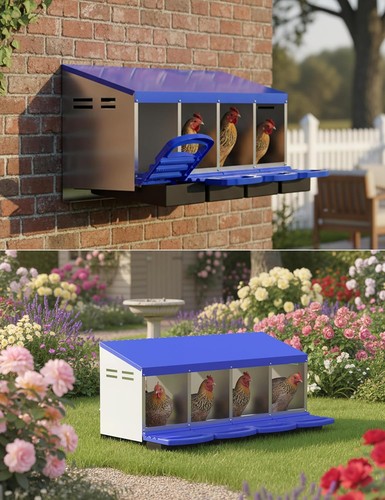 Chicken nesting box - chicken,