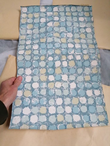 Wallpaper 1960s offcuts - wallpaper,